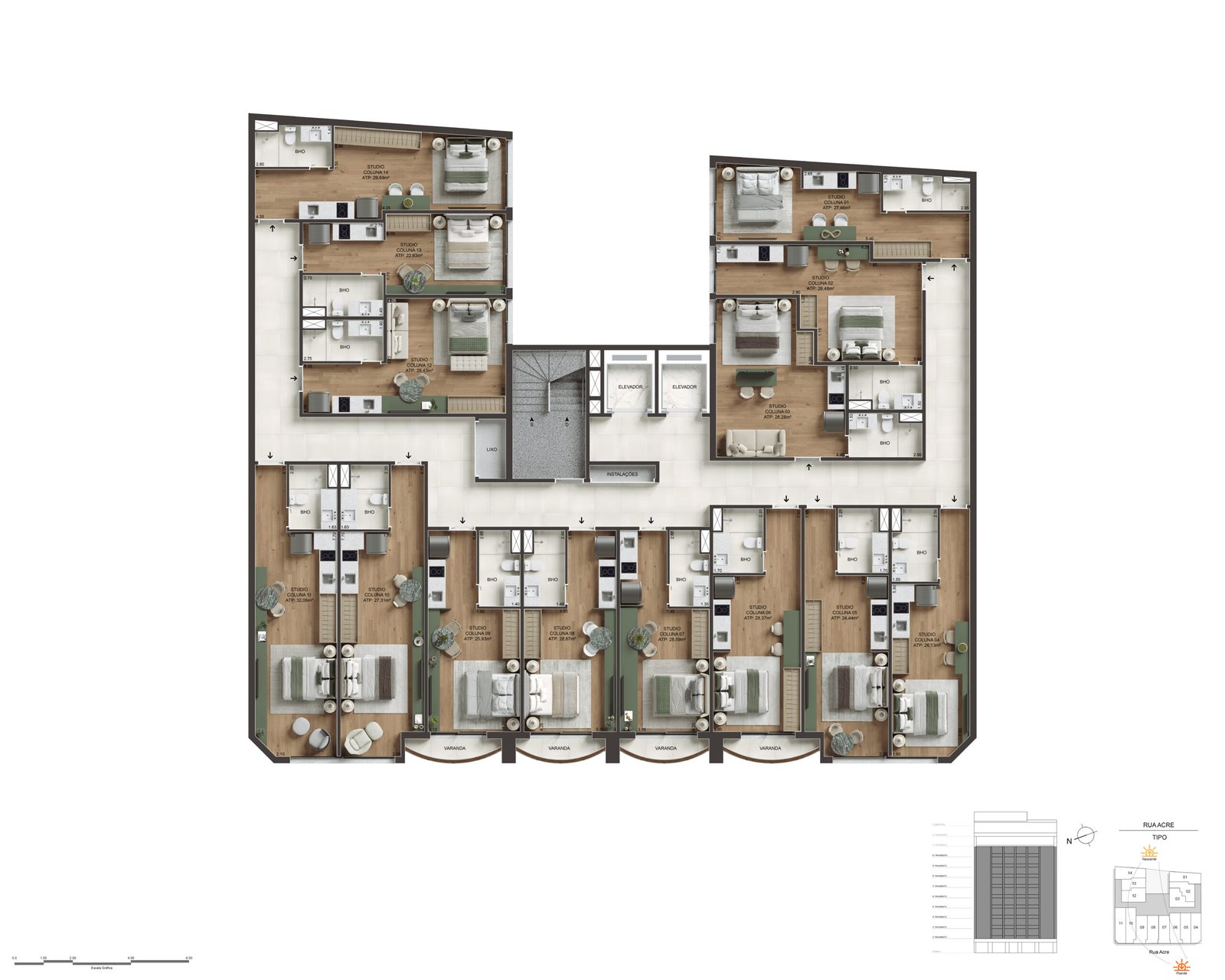 Áureos - Planta 03 - MASTERPLAN TIPO_R03