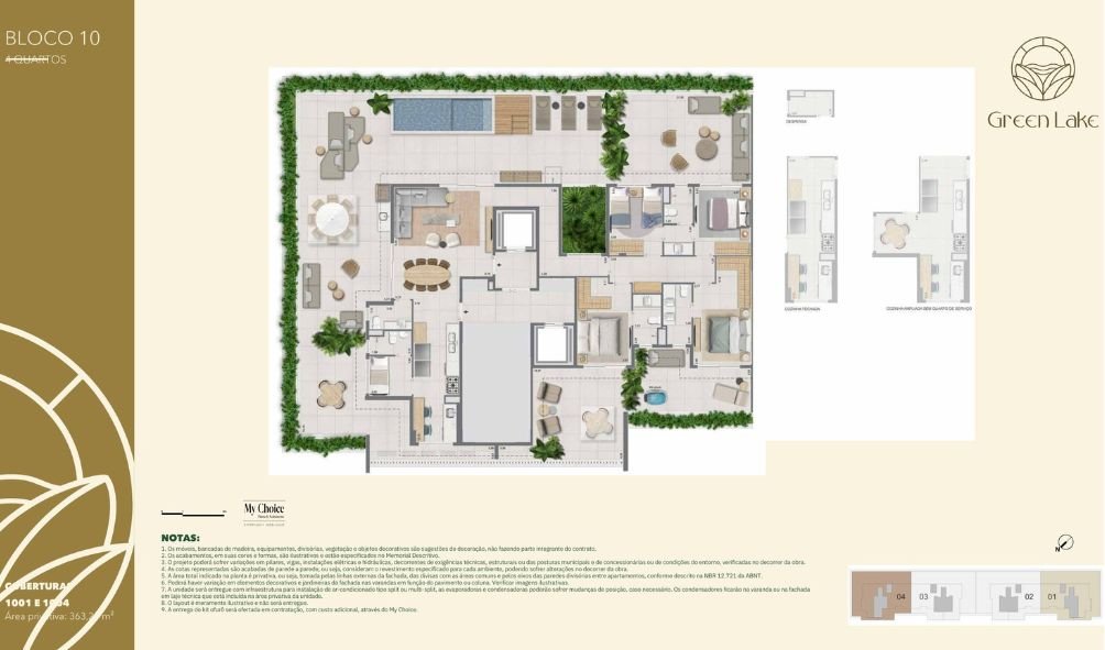 planta green parque lake barra