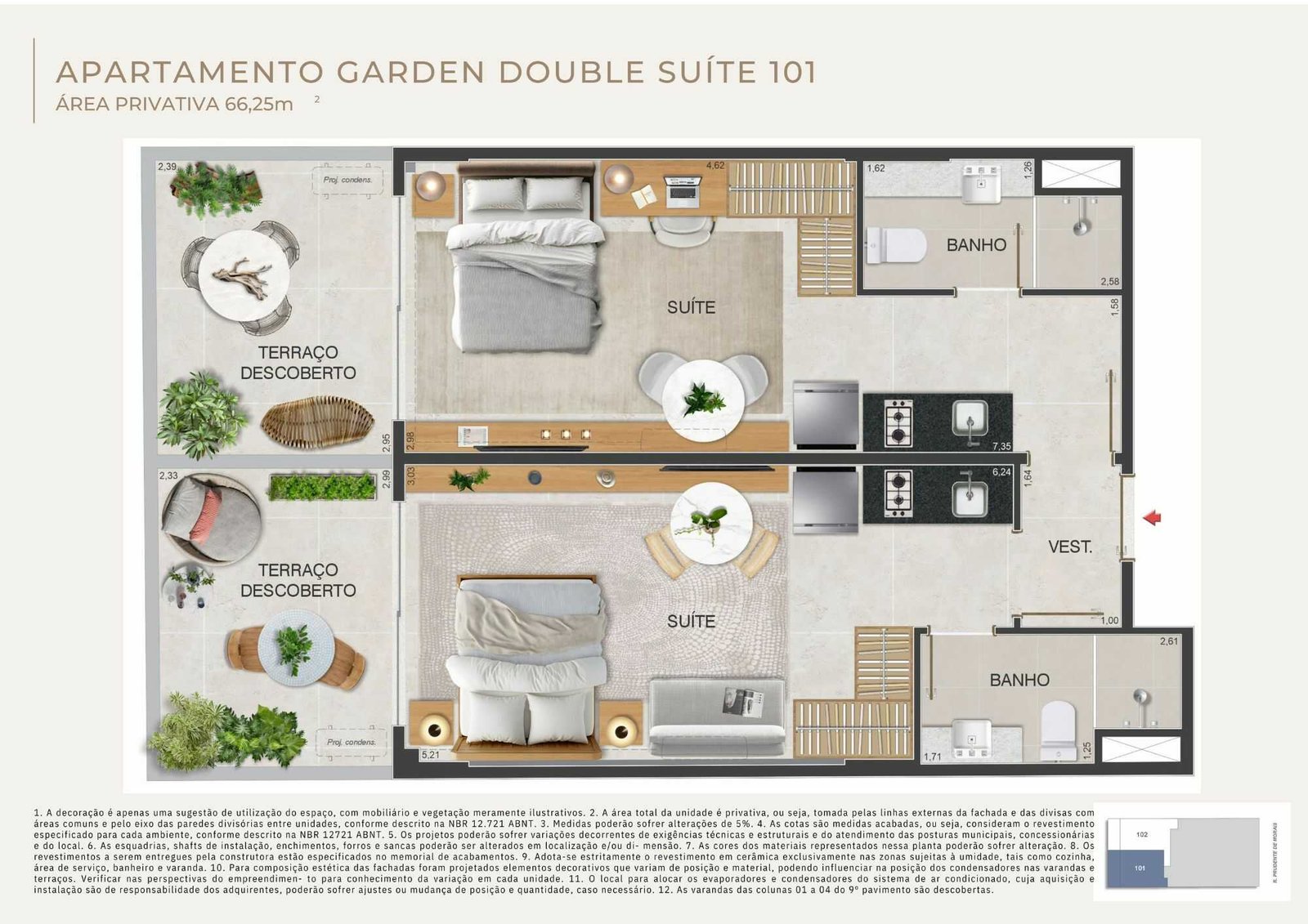 planta orla ipanema residencial