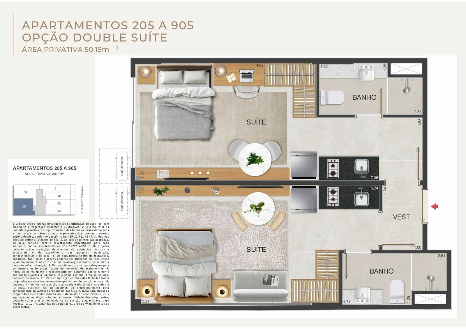 planta orla ipanema residencial