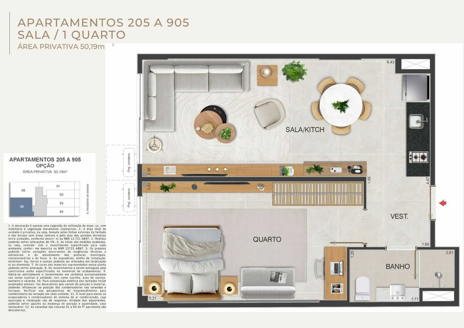 planta orla ipanema residencial
