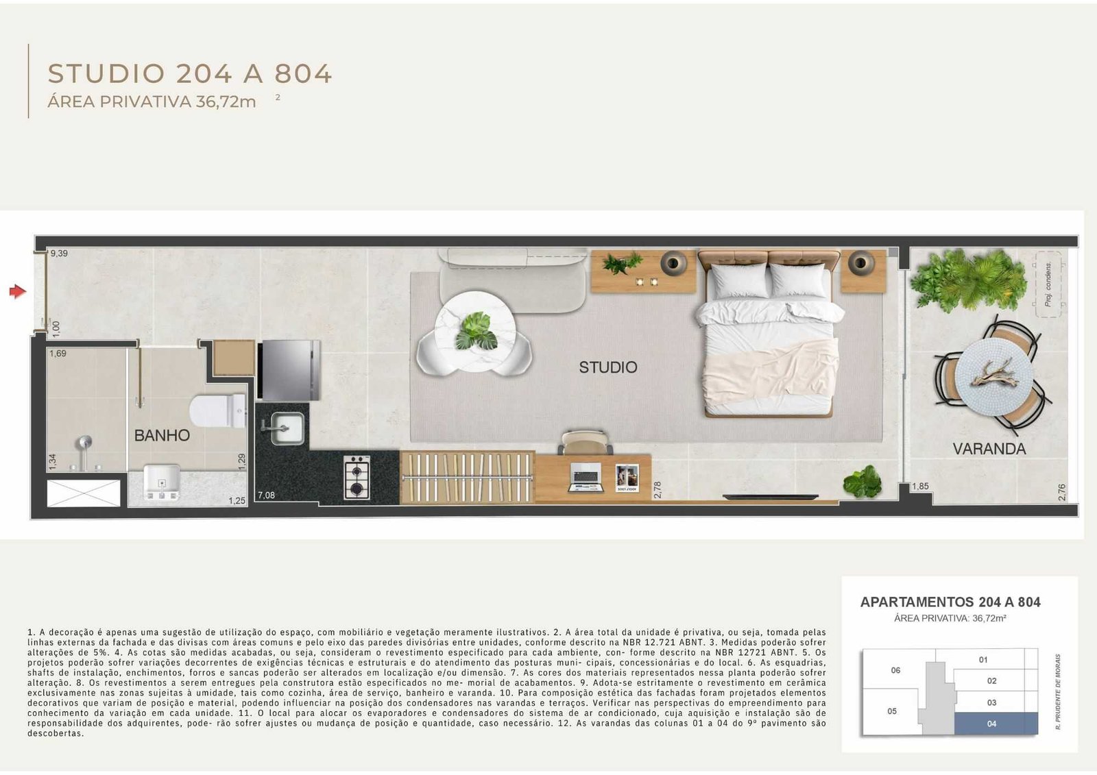 planta orla ipanema residencial