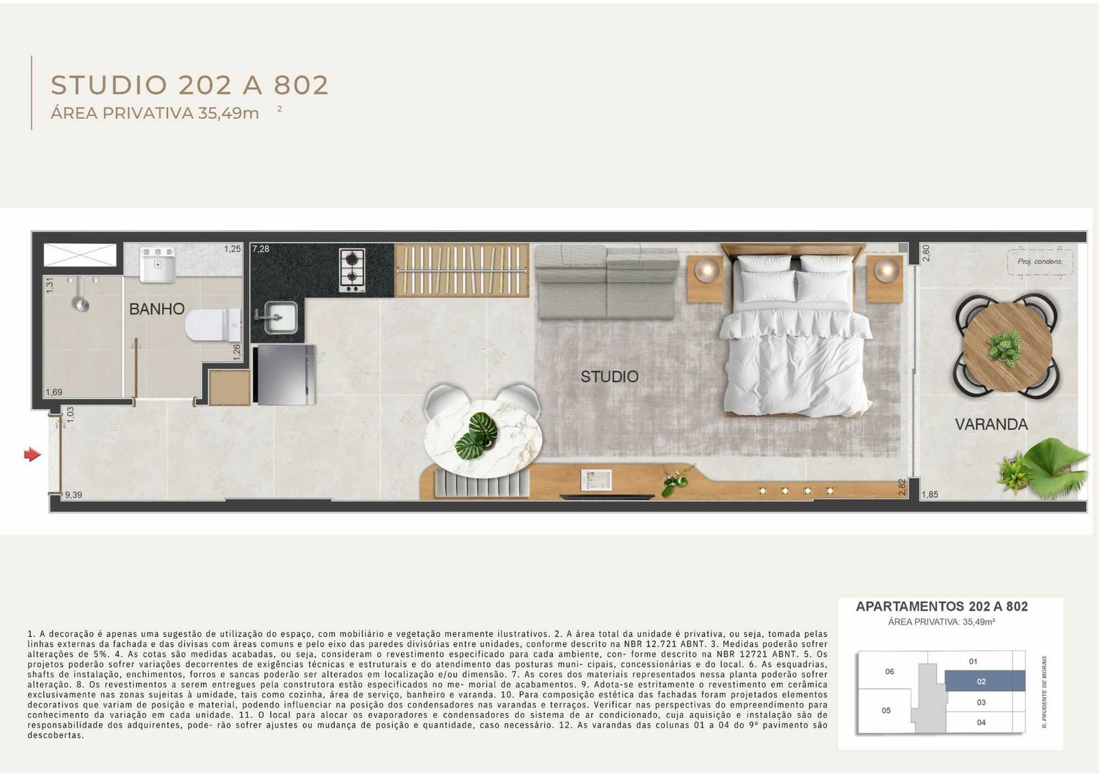 planta orla ipanema residencial