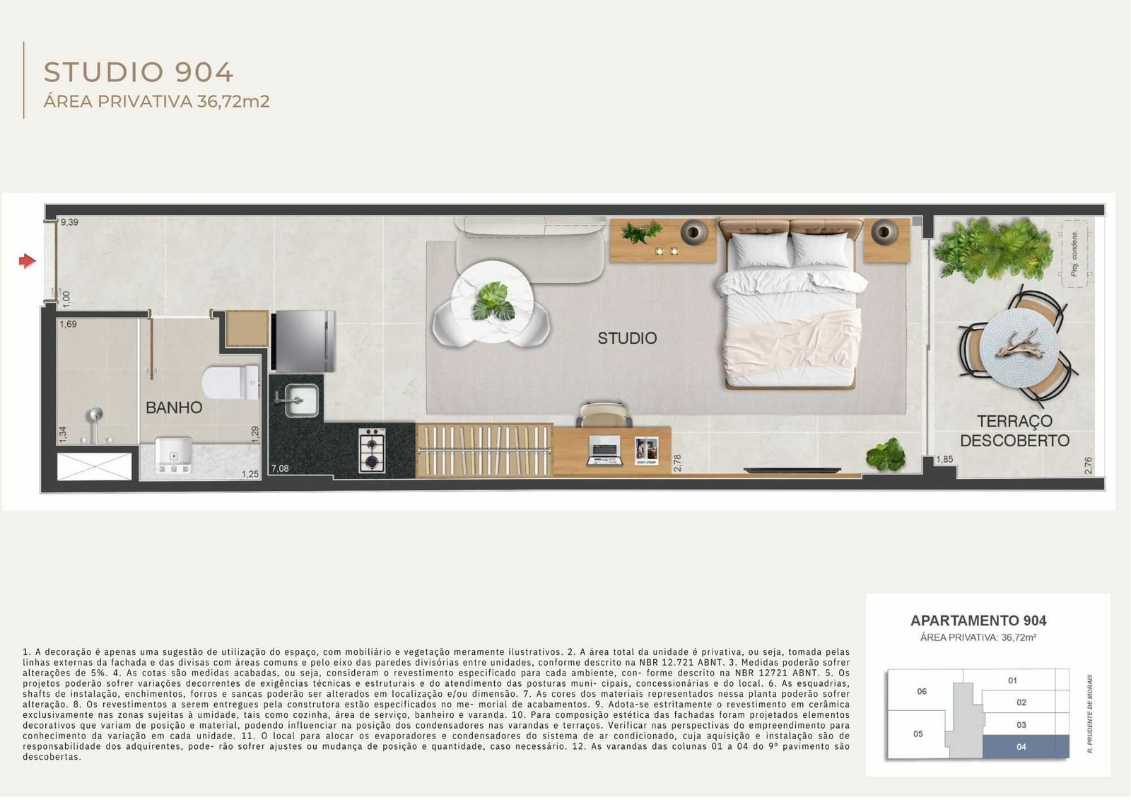 planta orla ipanema residencial