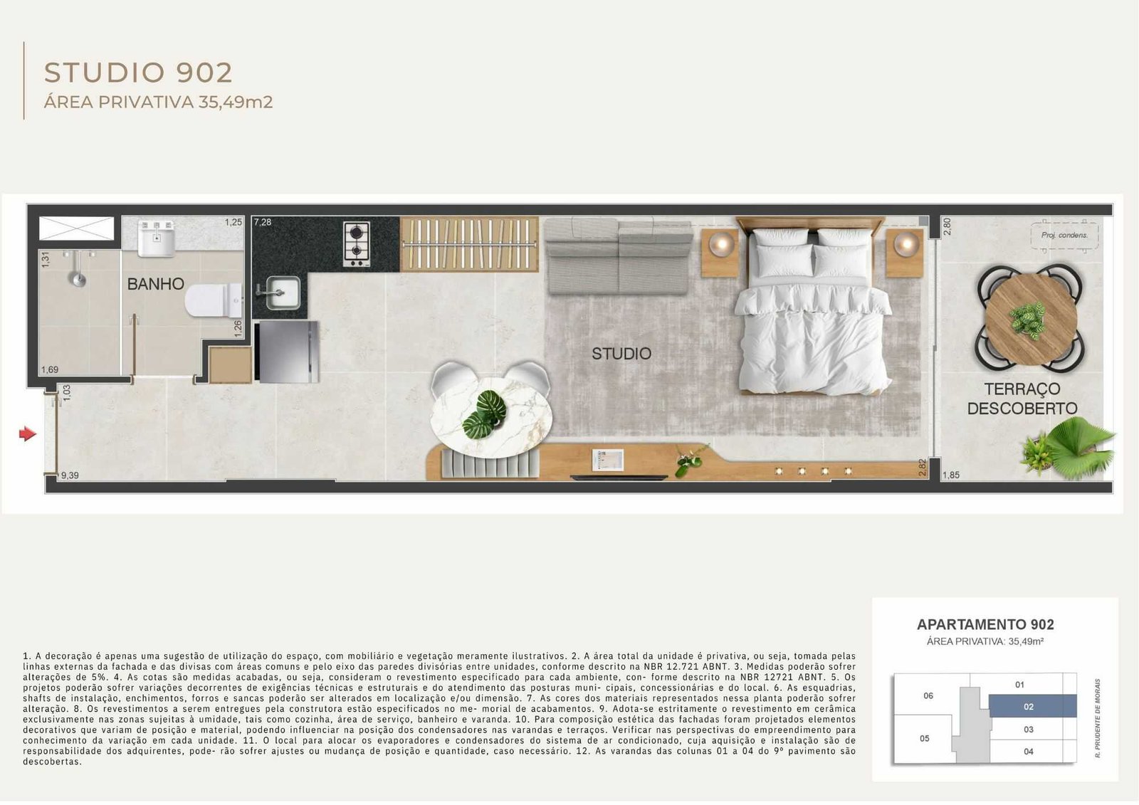 planta orla ipanema residencial