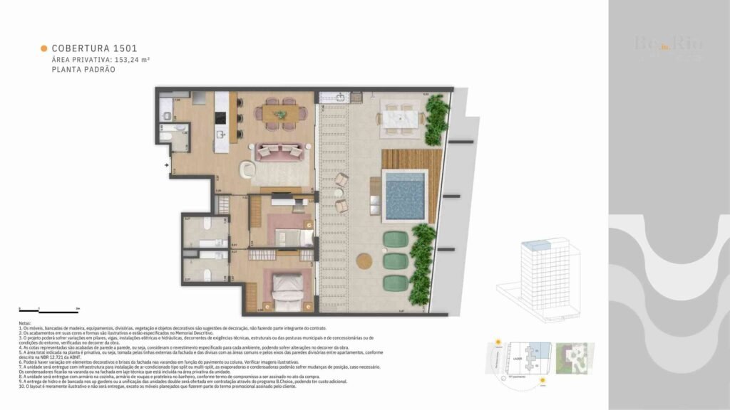 cobertura be in rio praia de copacabana