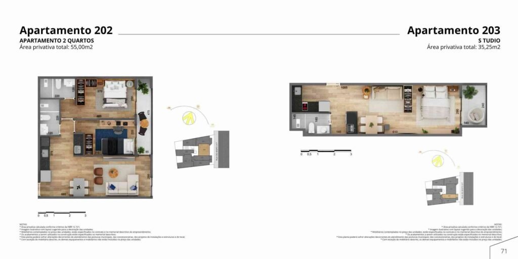 Fases Residencial Tijuca – Planta Studio