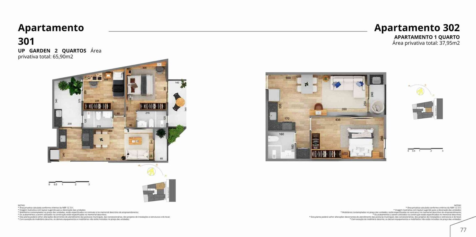 Fases Residencial Tijuca – Planta de 3 quartos ampla – Tijuca RJ