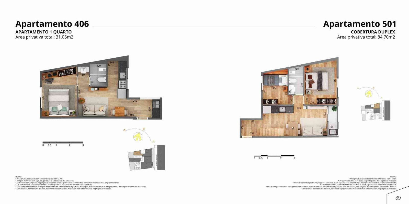 Fases Residencial Tijuca – Planta de 3 quartos ampla – Tijuca RJ