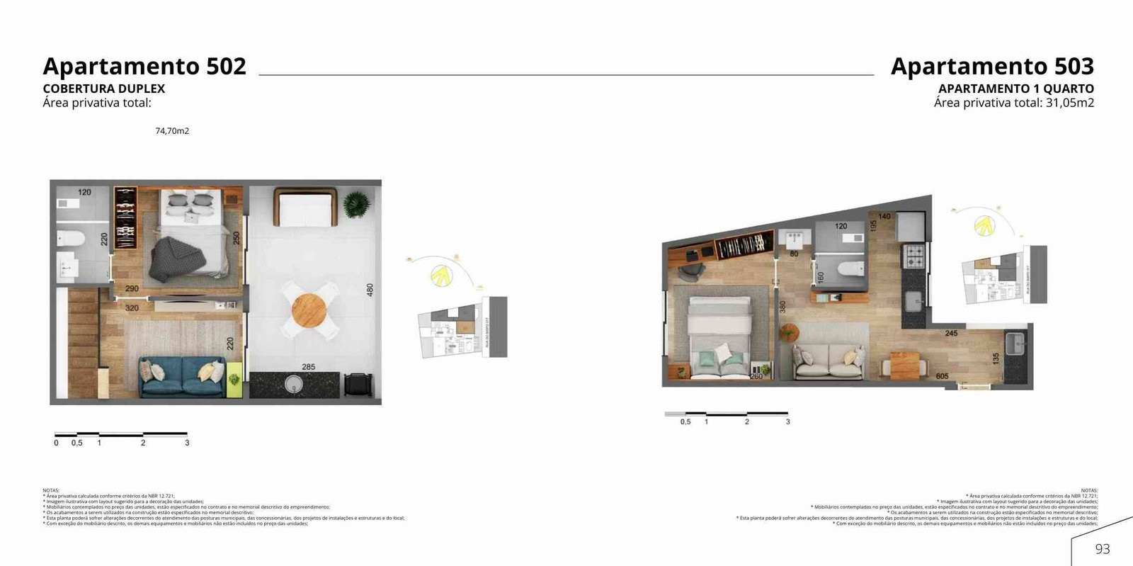 Fases Residencial Tijuca – Planta de 3 quartos ampla – Tijuca RJ