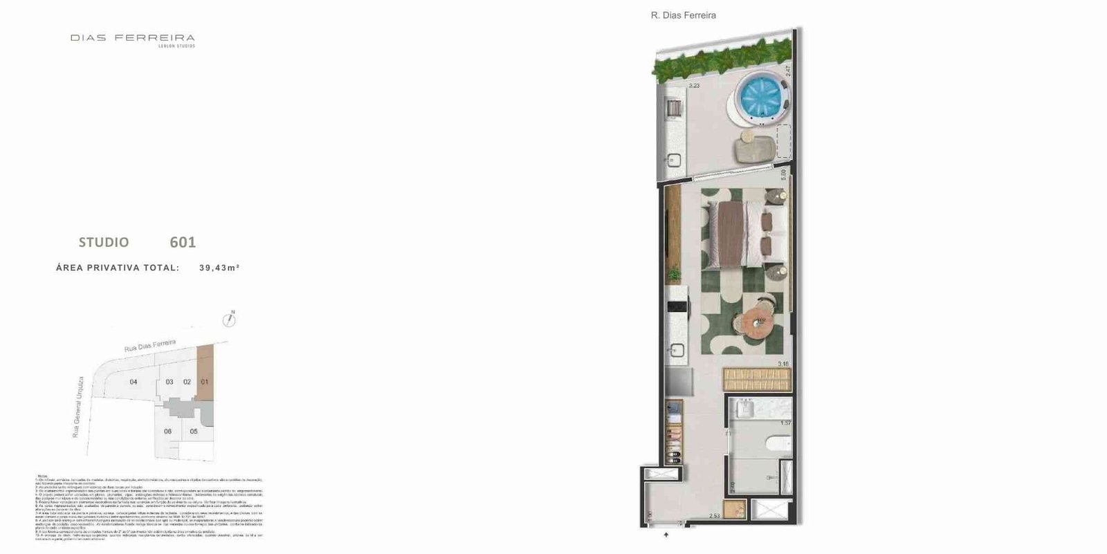 Dias Ferreira Leblon Studios – Studios e Apartamentos no Leblon