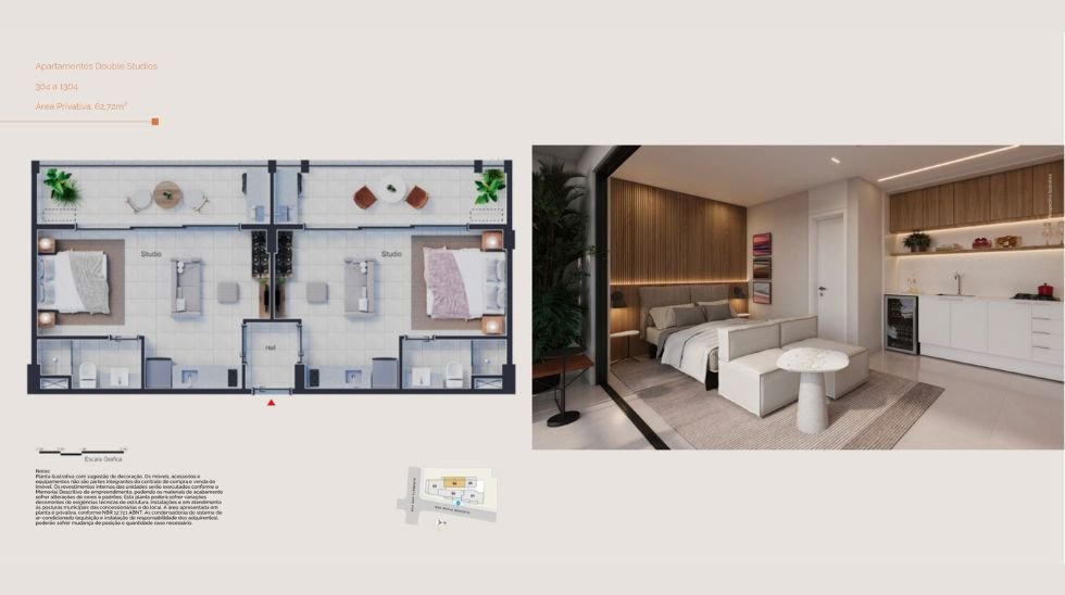 double suites 2 estação botafogo