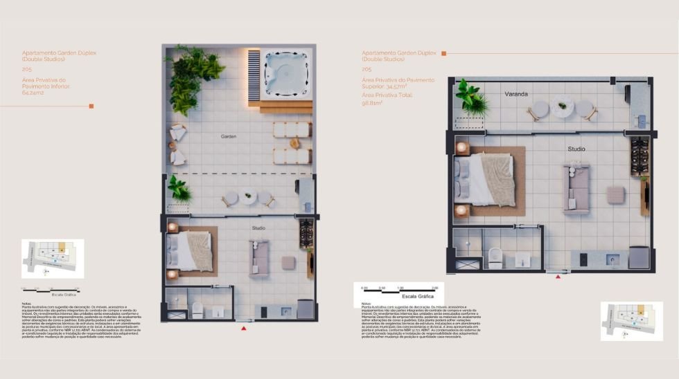 garden studio estação botafogo