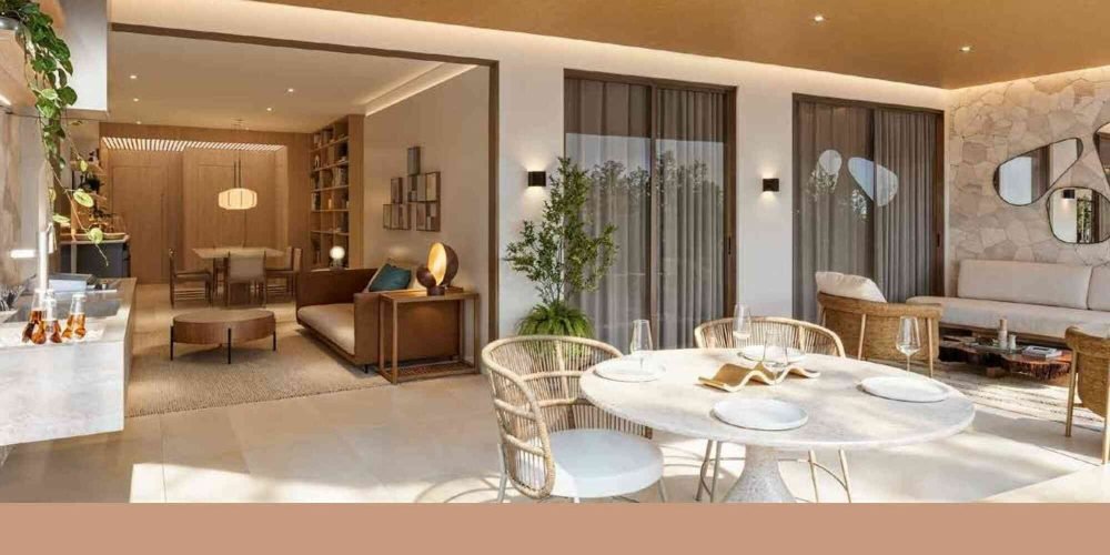 Fachada moderna do Panorama Jardim Oceânico com design assinado por Afonso Kuenerz, no coração da Barra da Tijuca