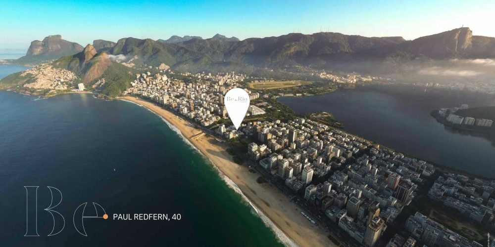 Novo lançamento Be In Rio Paul Redfern 40, luxo e exclusividade em Ipanema Rio de Janeiro.