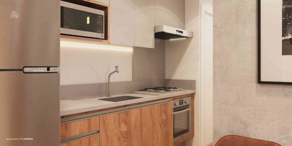 Fases Residencial Tijuca – Lobby decorado com design clean – Tijuca RJ