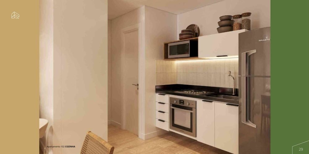 Fases Residencial Tijuca – Espaço gourmet integrado – Tijuca RJ