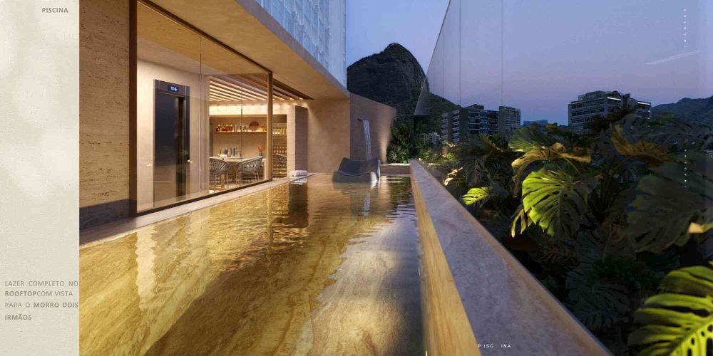 Dias Ferreira Leblon Studios – Lazer no rooftop