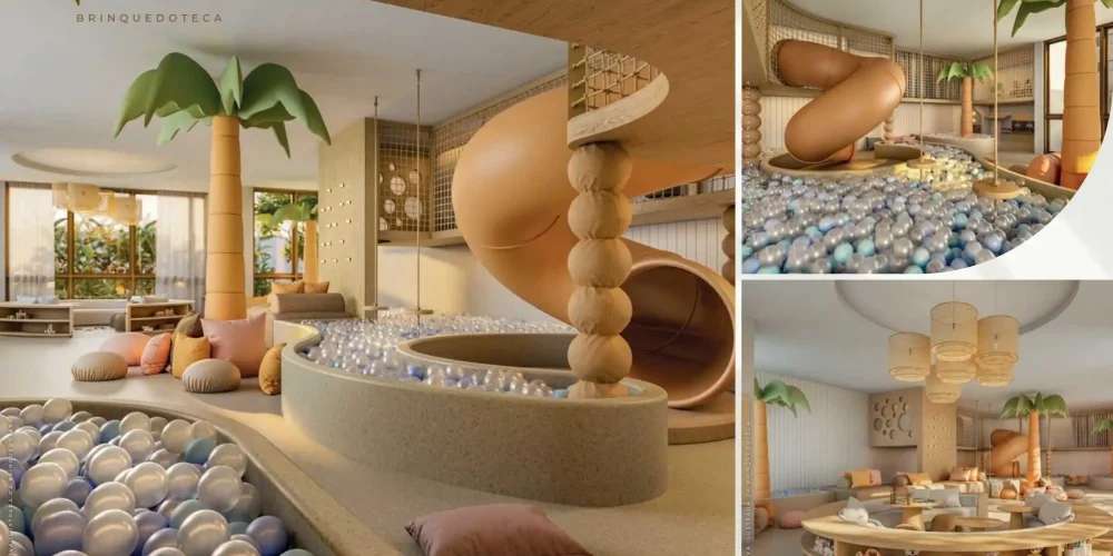 Salão de festas decorado no Gran Thai Península, ideal para eventos e celebrações.