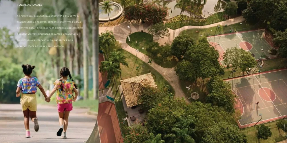 Espaço kids do Gran Thai Península com brinquedos coloridos e ambiente seguro.